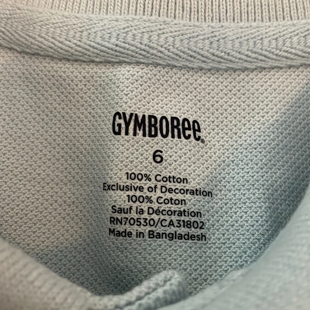 Gymboree short sleeve polo size 6